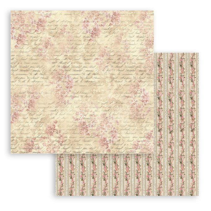 Papier scrapbooking, 30.5x30.5cm, Shabby Rose, Stamperia