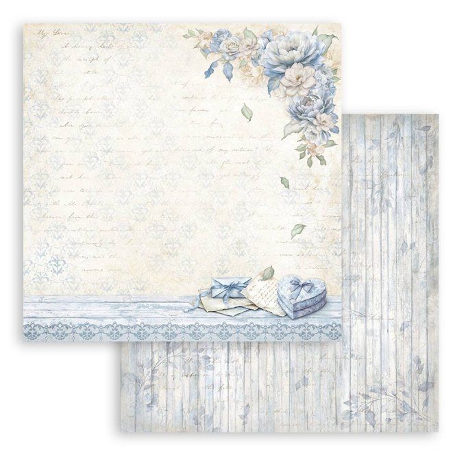 Papier scrapbooking, 30.5x30.5cm, Timeless  - Stamperia - 10 feuilles