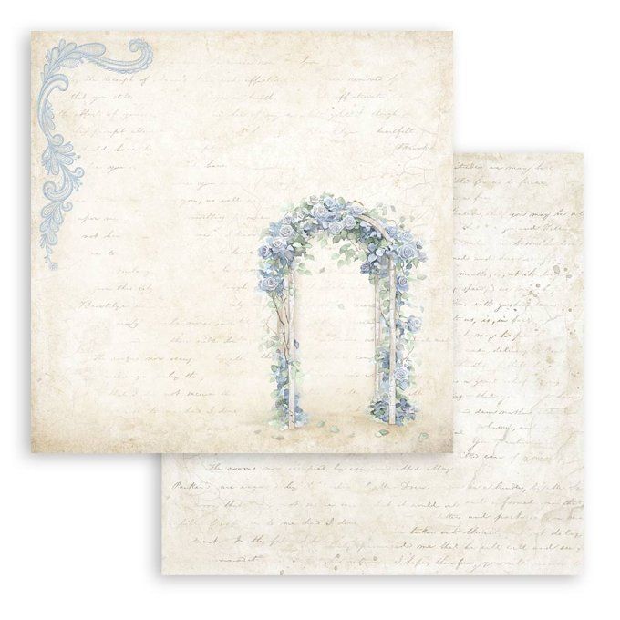 Papier scrapbooking, 30.5x30.5cm, Timeless  - Stamperia - 10 feuilles