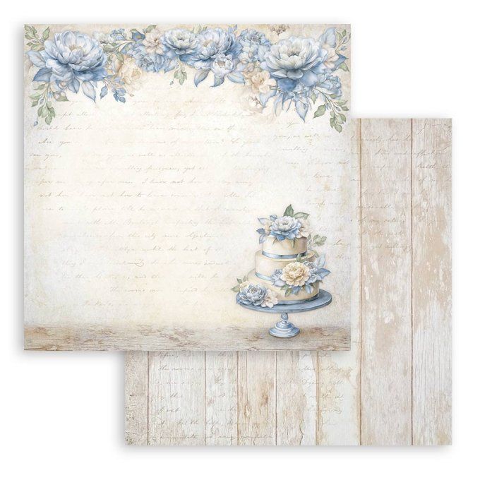 Papier scrapbooking, 30.5x30.5cm, Timeless  - Stamperia - 10 feuilles
