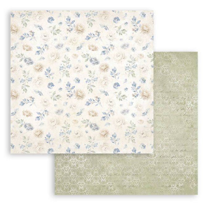 Papier scrapbooking, 30.5x30.5cm, Timeless  - Stamperia - 10 feuilles