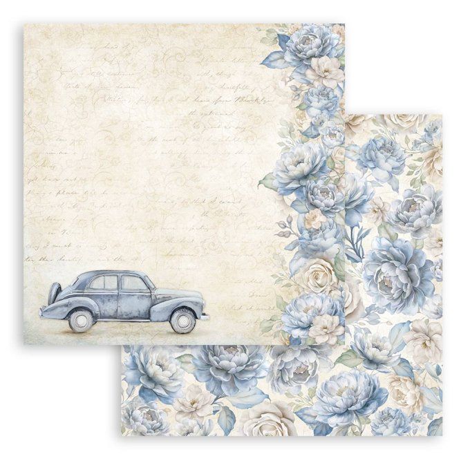 Papier scrapbooking, 30.5x30.5cm, Timeless  - Stamperia - 10 feuilles