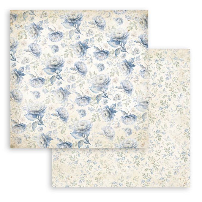 Papier scrapbooking, 30.5x30.5cm, Timeless  - Stamperia - 10 feuilles