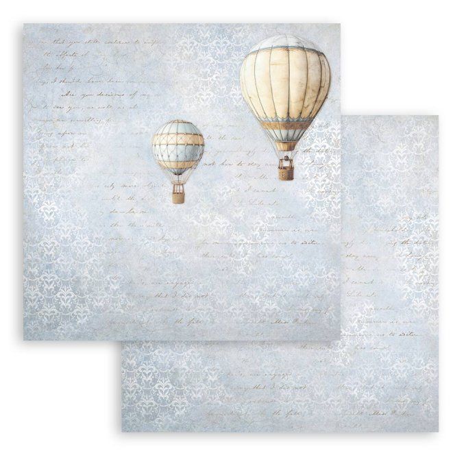 Papier scrapbooking, 30.5x30.5cm, Timeless  - Stamperia - 10 feuilles