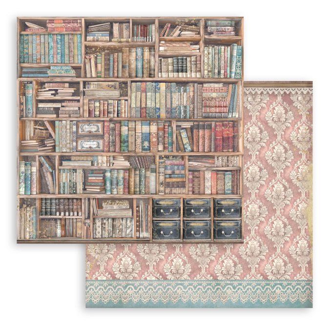 Papier scrapbooking, 30.5x30.5cm, Venice city of art  - Stamperia - 10 feuilles 