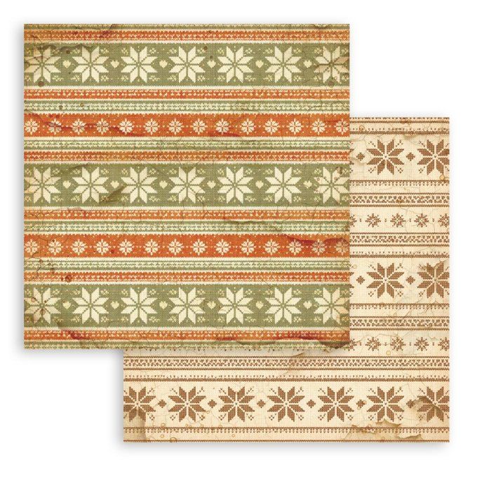 Papier scrapbooking, 30.5x30.5cm, Silent night  - Stamperia - 10 feuilles - Backgrounds