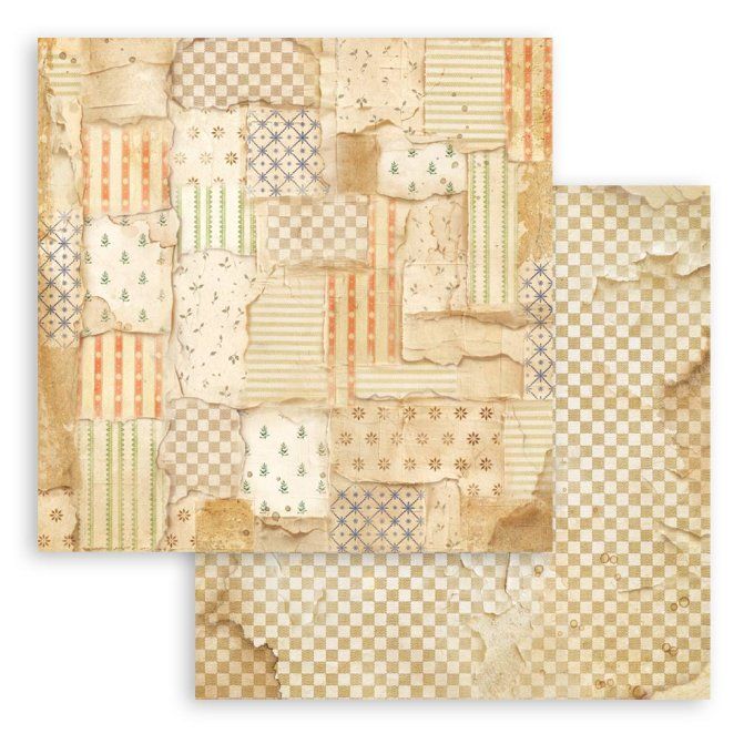Papier scrapbooking, 30.5x30.5cm, Silent night  - Stamperia - 10 feuilles - Backgrounds