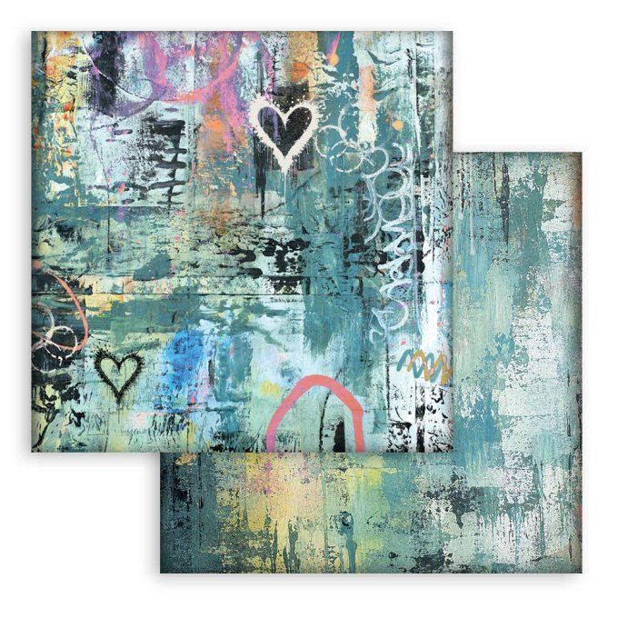 Papier scrapbooking, 30.5x30.5cm, Furry friends 2 - Stamperia - 10 feuilles - Background