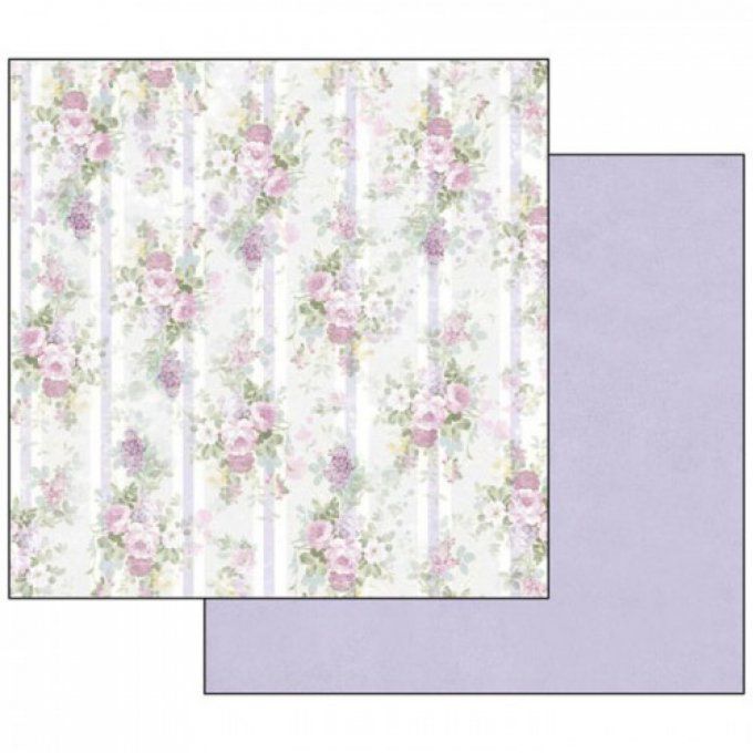 Papier scrapbooking, 30.5x30.5cm, Lilac