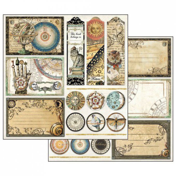 Papier scrapbooking, 30.5x30.5cm, Alchemy, Stamperia