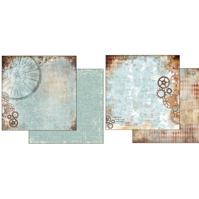 Papier scrapbooking, 30.5x30.5cm, Clockwise, Stamperia