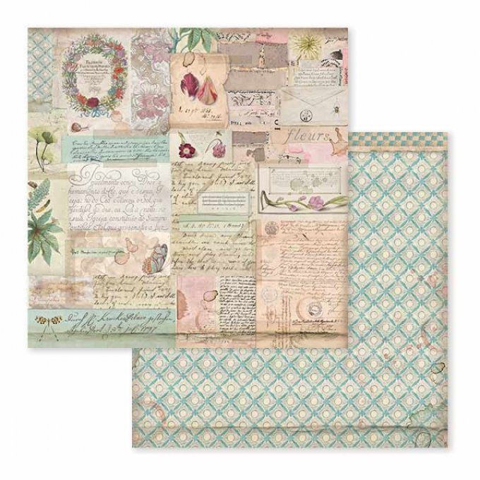 Papier scrapbooking, 30.5x30.5cm, Spring Botanic