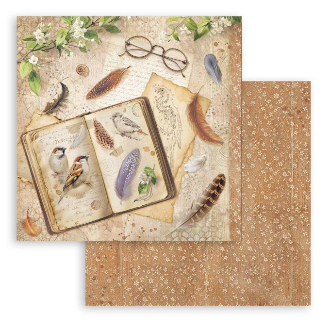 Collection All around, 20x20cm - 10 feuilles motif recto verso - Stamperia