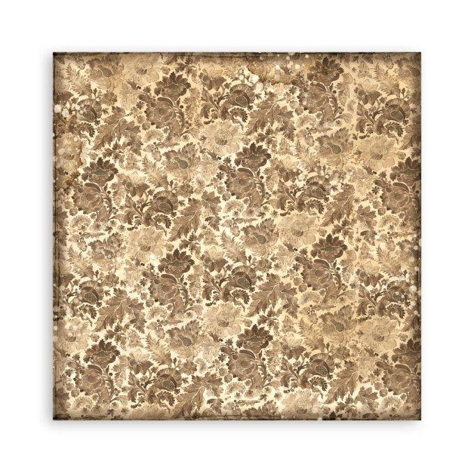 Collection Coffee and chocolate, 30x30cm - 22 feuilles motif recto - Stamperia - 190g