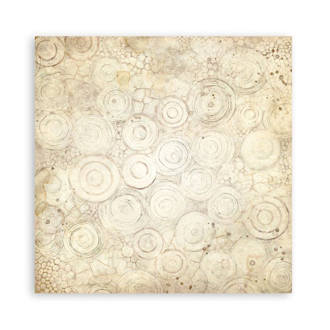 Papier scrapbooking, 30x30cm, All around  - Stamperia - 22 feuilles, motif recto 
