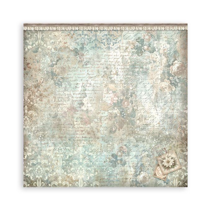 Collection White christmas, 30x30cm - 22 feuilles motif recto - Stamperia - 190g
