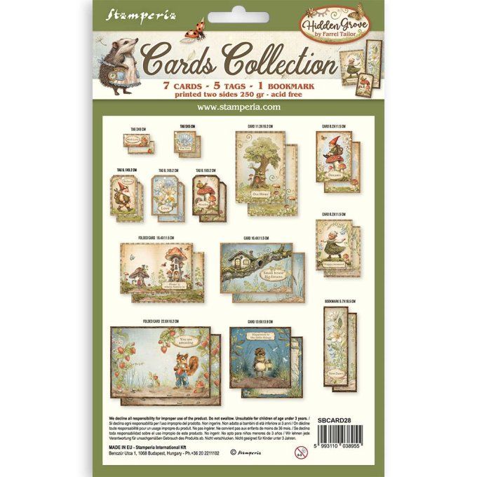 Collection Hidden grove, cartes