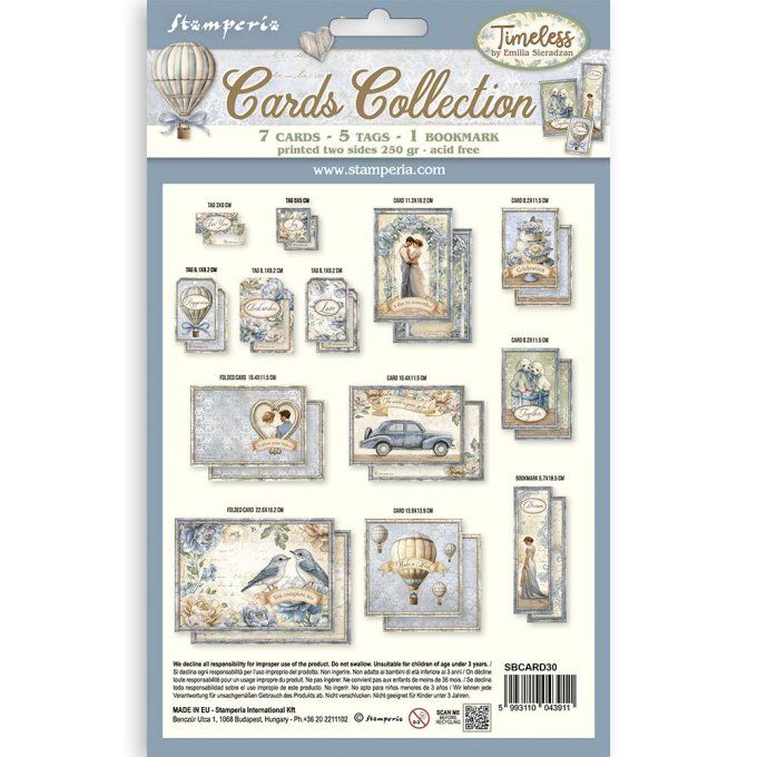 Collection Timeless, cartes