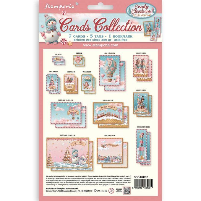 Collection Candy christmas, cartes