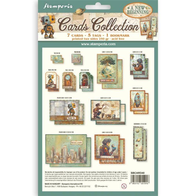 Collection A new beginning, cartes