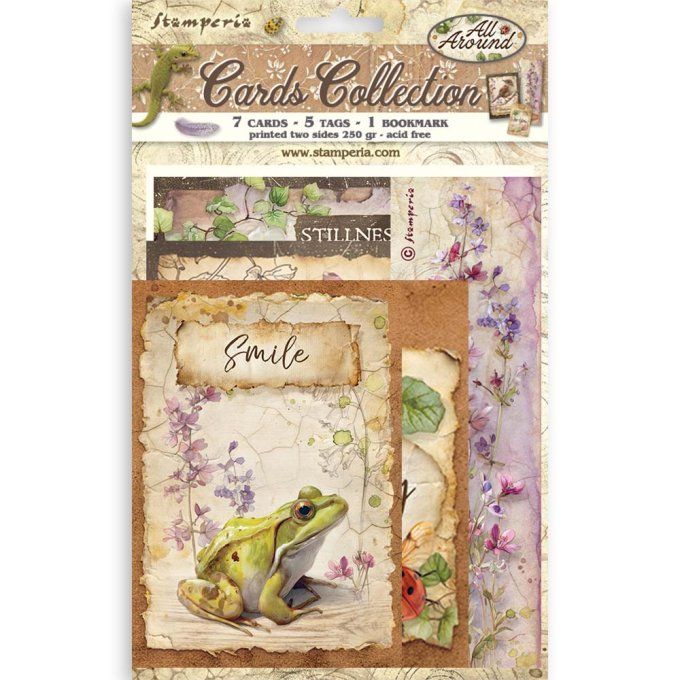 Cartes, collection : All around - Stamperia 