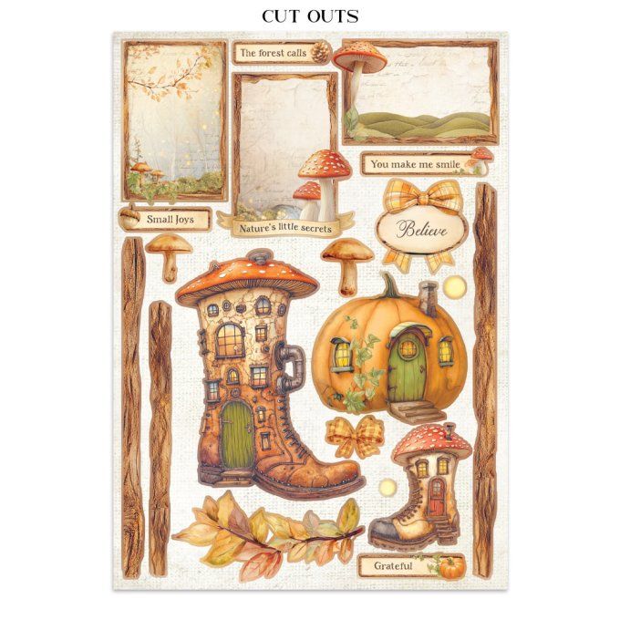 Stamperia, Junk Journal Collection Whispering woods