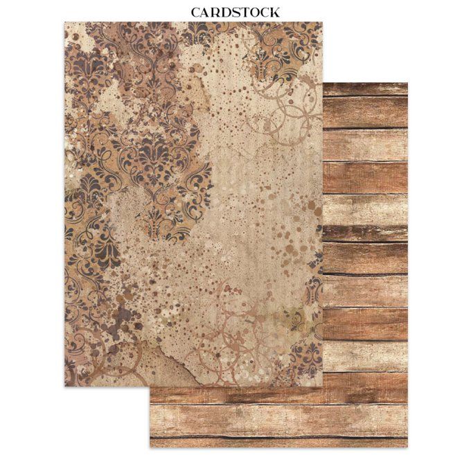 Stamperia, Junk Journal Collection Coffee and chocolate