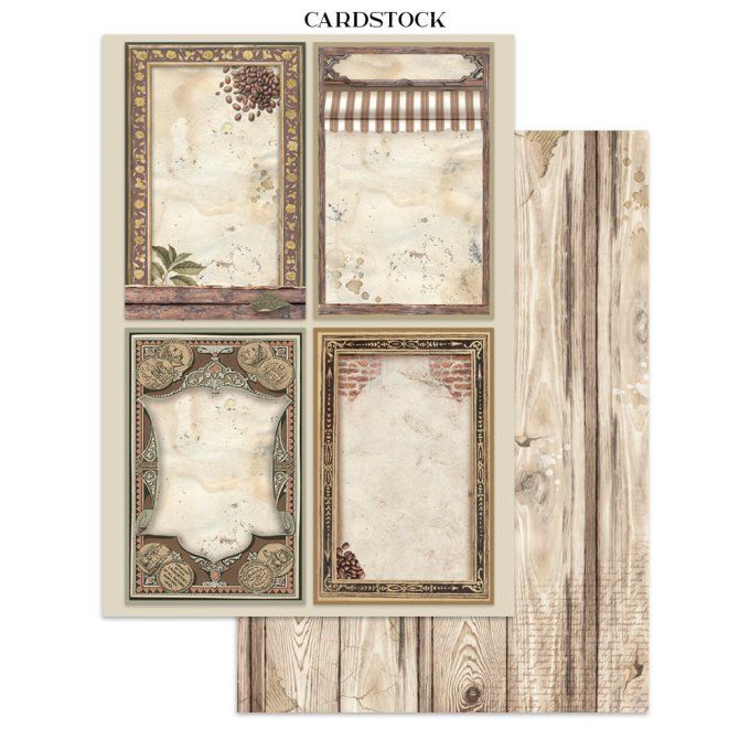 Stamperia, Junk Journal Collection Coffee and chocolate