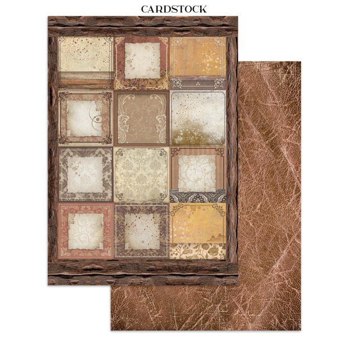 Stamperia, Junk Journal Collection Coffee and chocolate