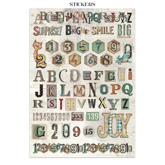 Stamperia, Junk Journal Collection Furry friends