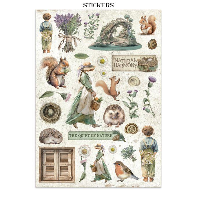 Stamperia, Junk Journal Collection Herbarium Silvae