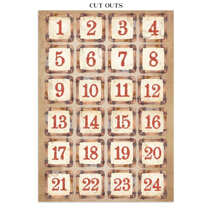 Stamperia, Junk Journal Collection Gear up for christmas