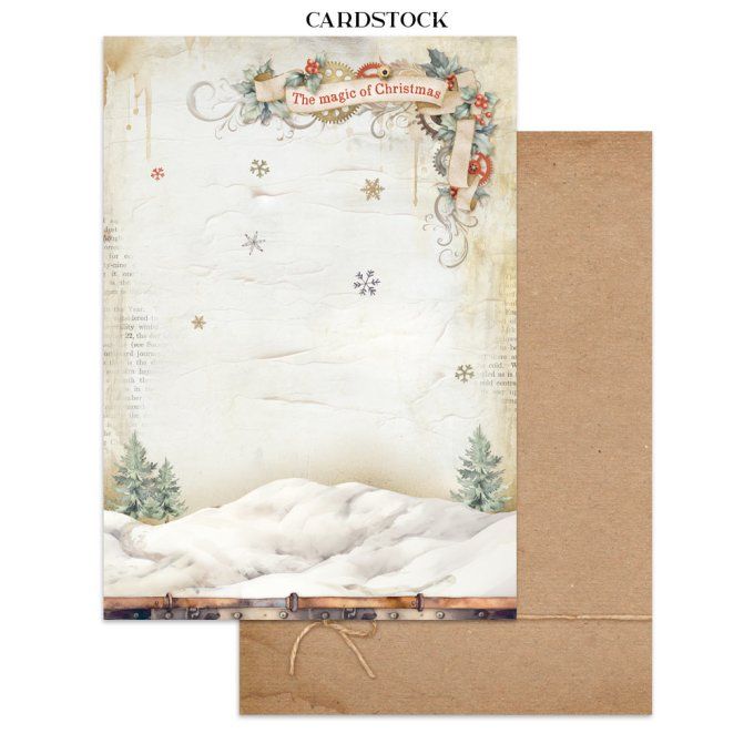 Stamperia, Junk Journal Collection Gear up for christmas