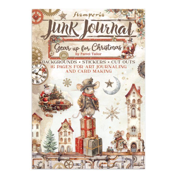 Stamperia, Junk Journal Collection Gear up for christmas