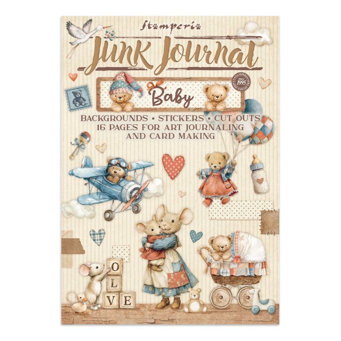 Stamperia, Junk Journal Collection Baby