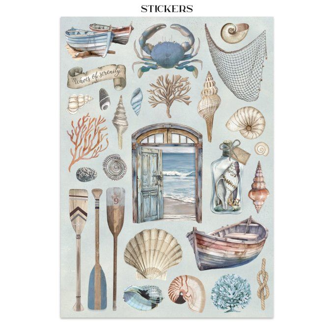 Stamperia, Junk Journal Collection Silent sea