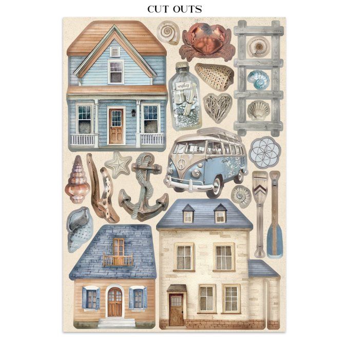 Stamperia, Junk Journal Collection Silent sea