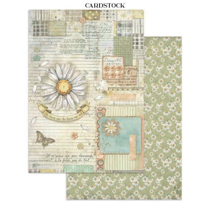 Stamperia, Junk Journal Collection Daisy art