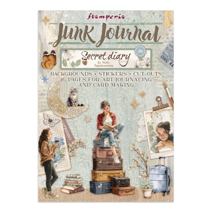 Stamperia, Junk Journal Collection Secret diary