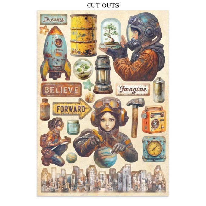 Stamperia, Junk Journal Collection A new Beginning