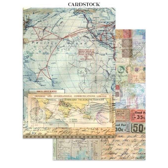 Stamperia, Junk Journal Collection Art of travelling