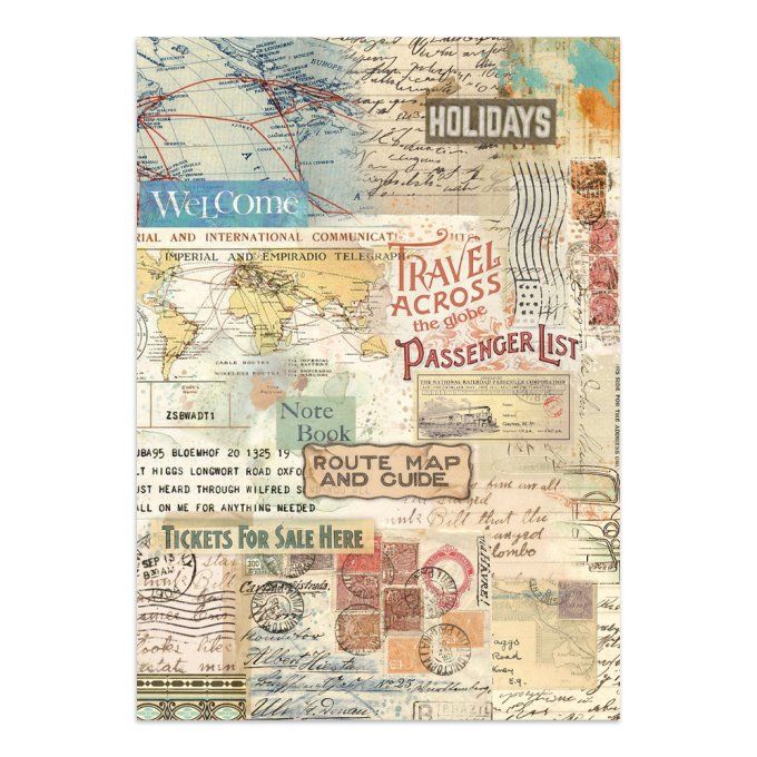 Stamperia, Junk Journal Collection Art of travelling