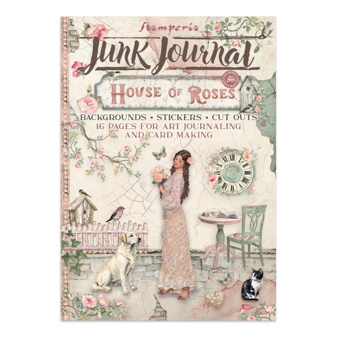 Stamperia, Junk Journal Collection House of roses