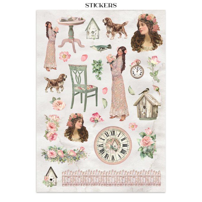 Stamperia, Junk Journal Collection House of roses