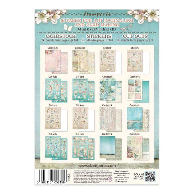 Stamperia, Junk Journal Collection Wonderland