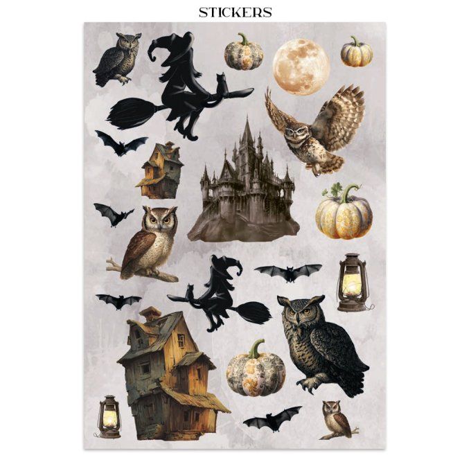 Stamperia, Junk Journal Collection Halloween