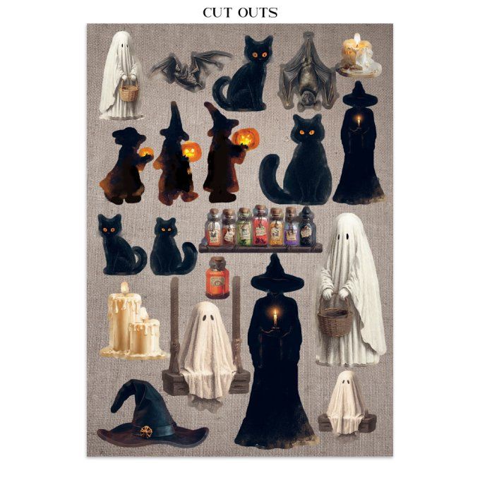 Stamperia, Junk Journal Collection Halloween