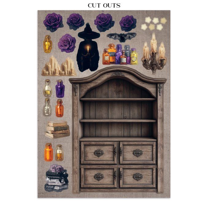 Stamperia, Junk Journal Collection Halloween