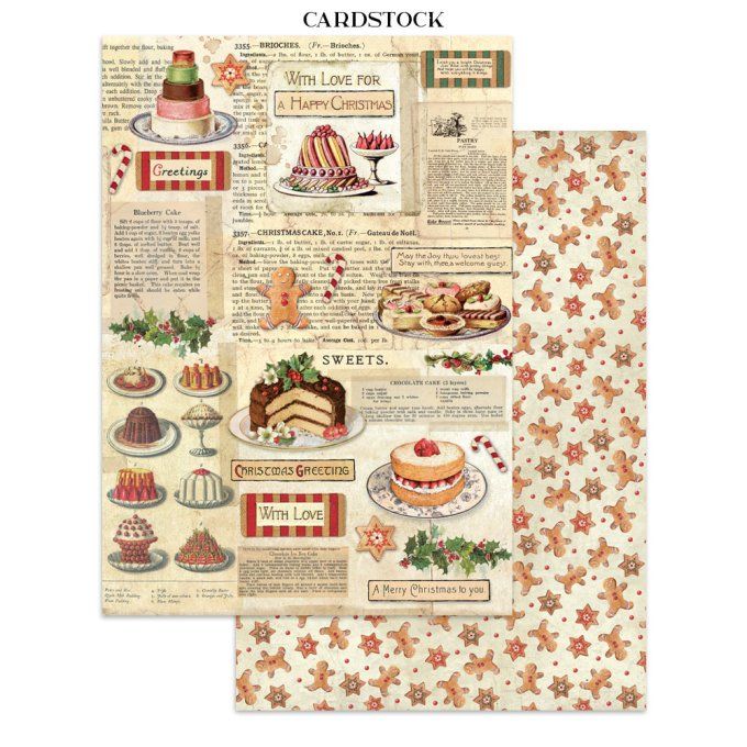 Stamperia, Junk Journal Collection Classic christmas