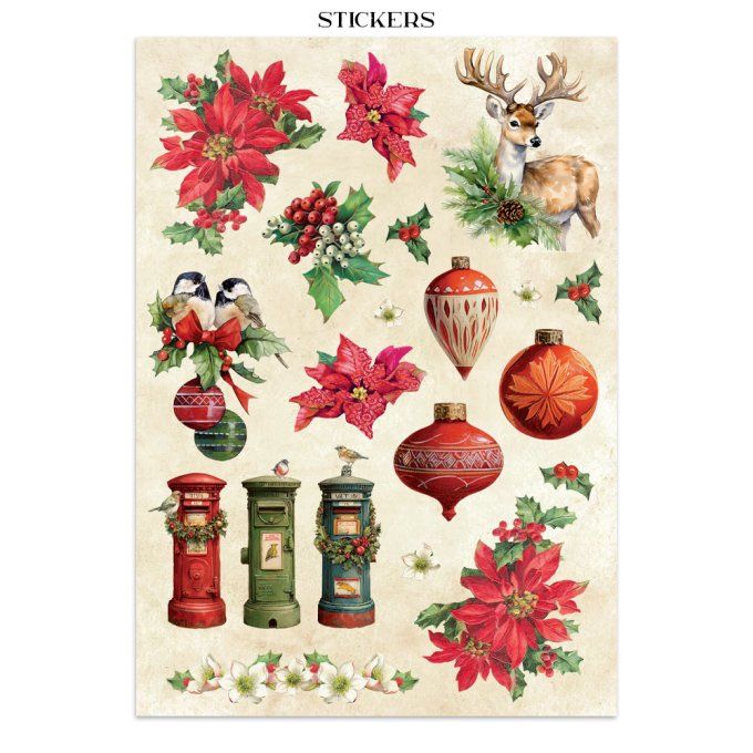 Stamperia, Junk Journal Collection Classic christmas